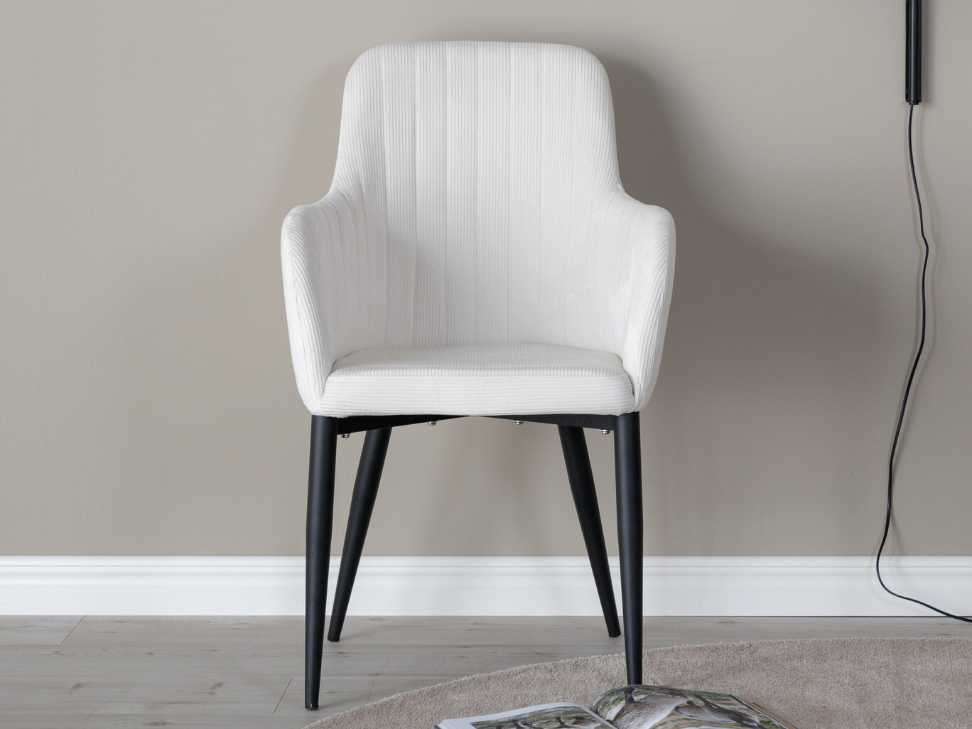 Chaise Dallas 155 (Beige + Noir)