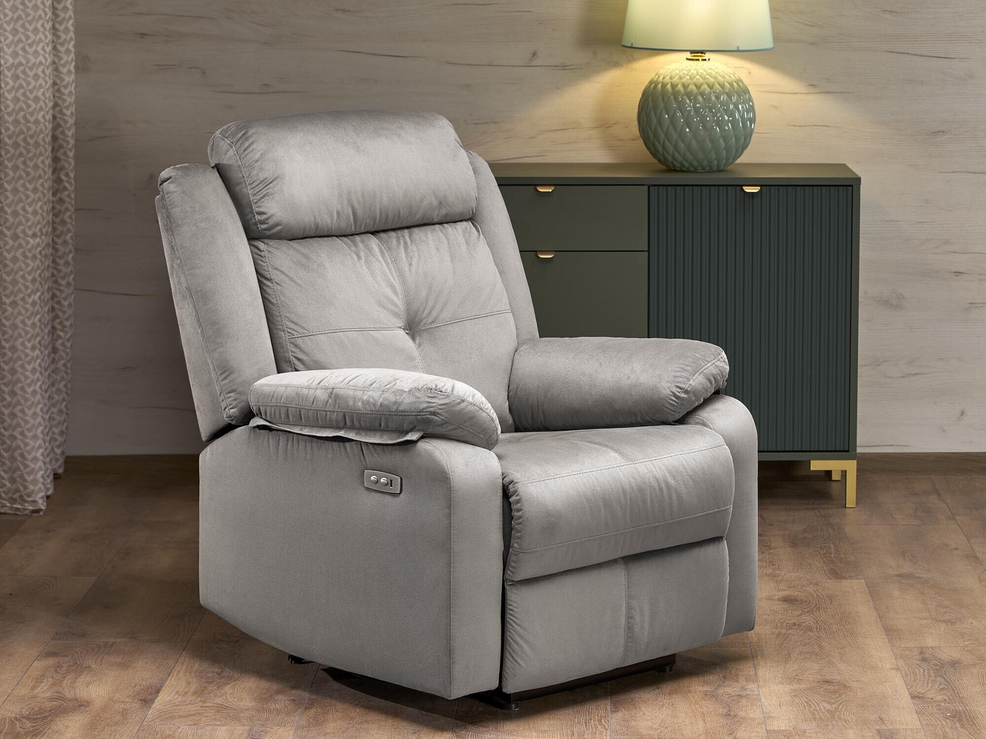 Fauteuil inclinable Houston 1781 (Gris)