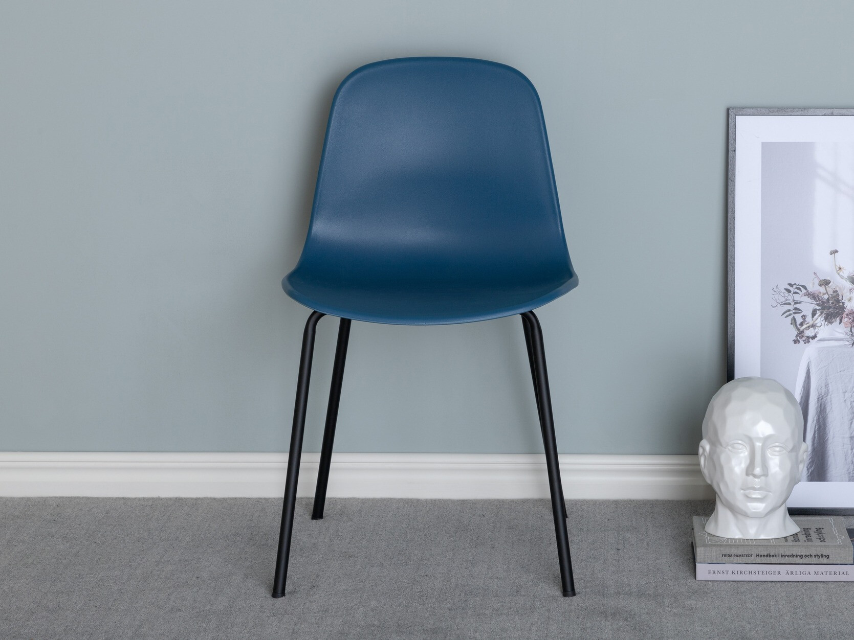 Chaise Dallas 170 (Bleu + Noir)