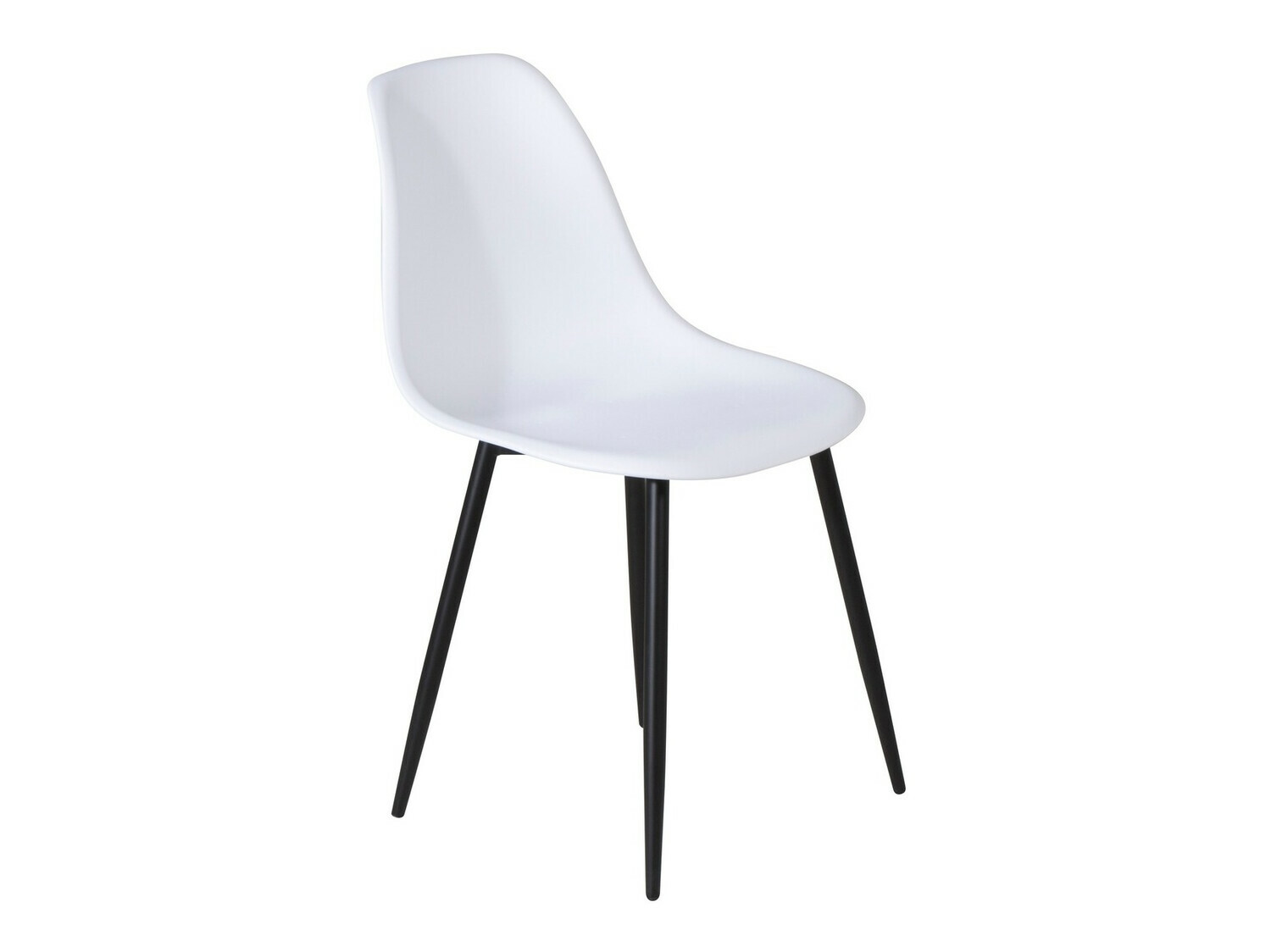 Chaise Dallas 198 (Blanc + Noir)
