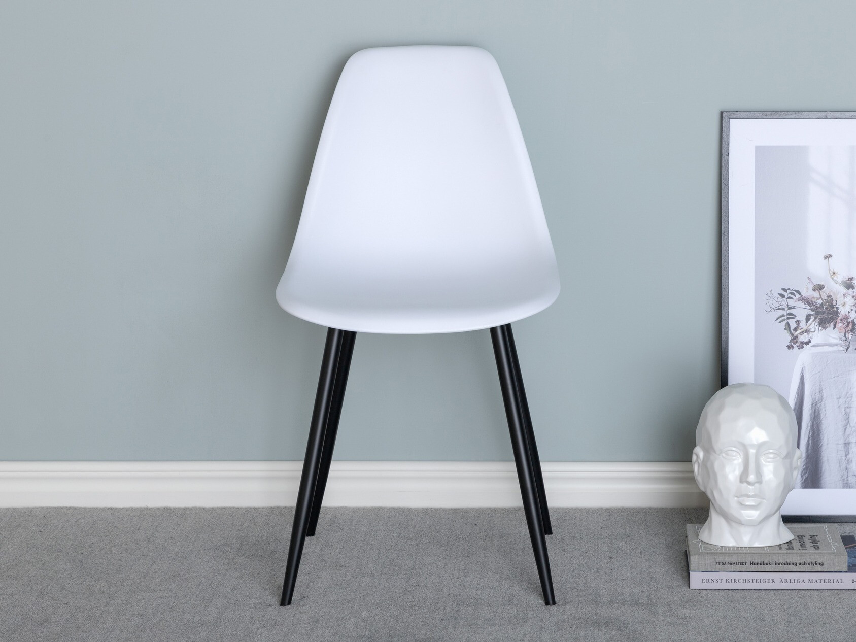 Chaise Dallas 198 (Blanc + Noir)
