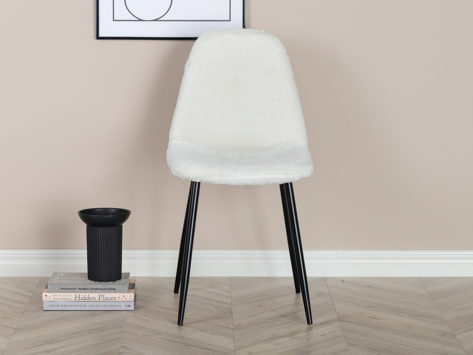 Chaise Dallas 201 (Blanc + Noir)