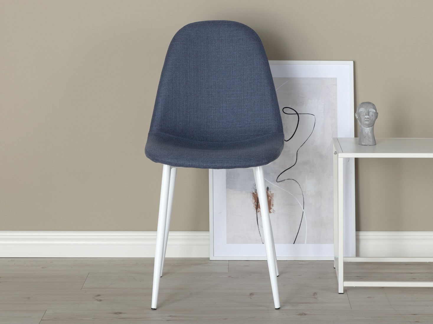 Chaise Dallas 201 (Bleu + Blanc)