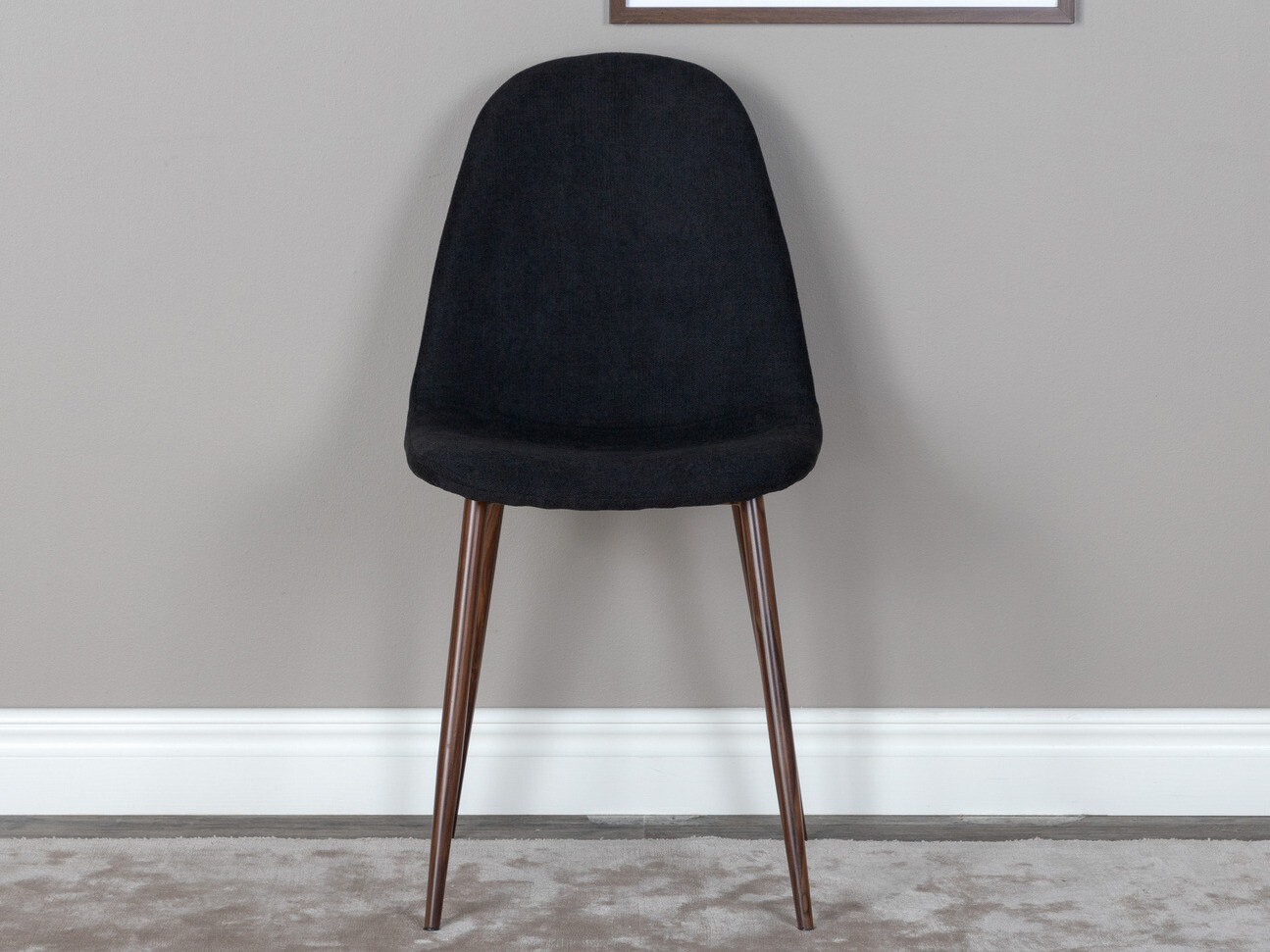 Chaise Dallas 201 (Noir + Noix)