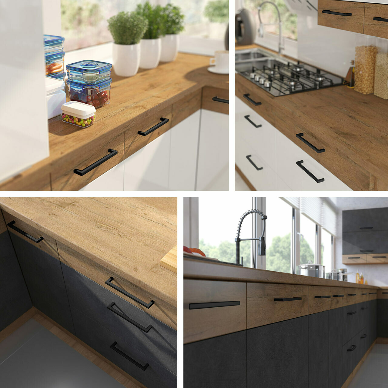 Cuisine complète modulaire Wood Dark 128