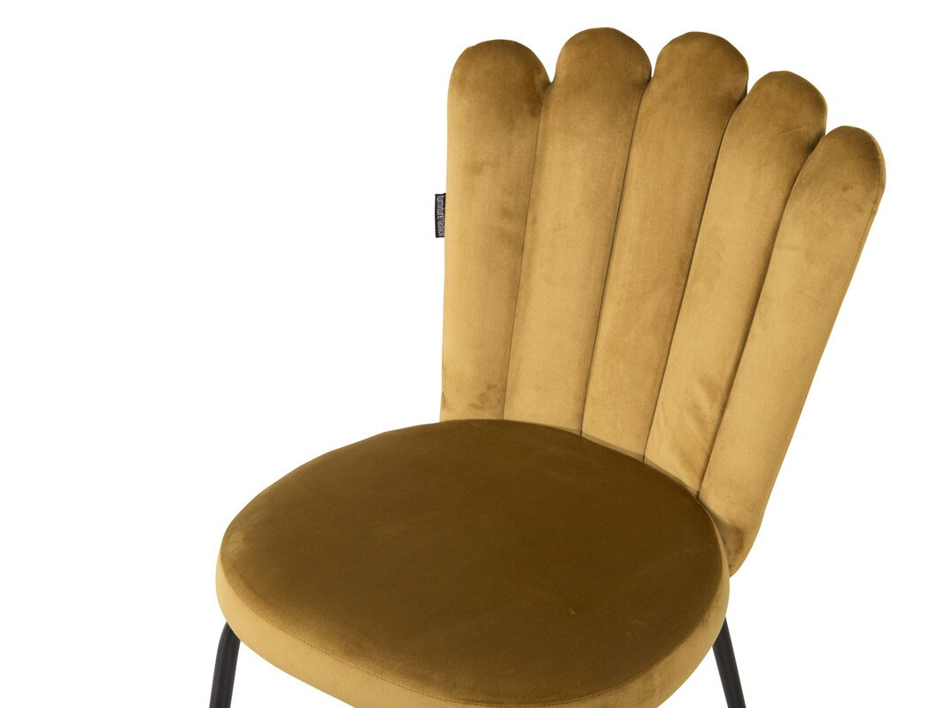 Salle à manger complète Dallas 2624 (Jaune + Noir)