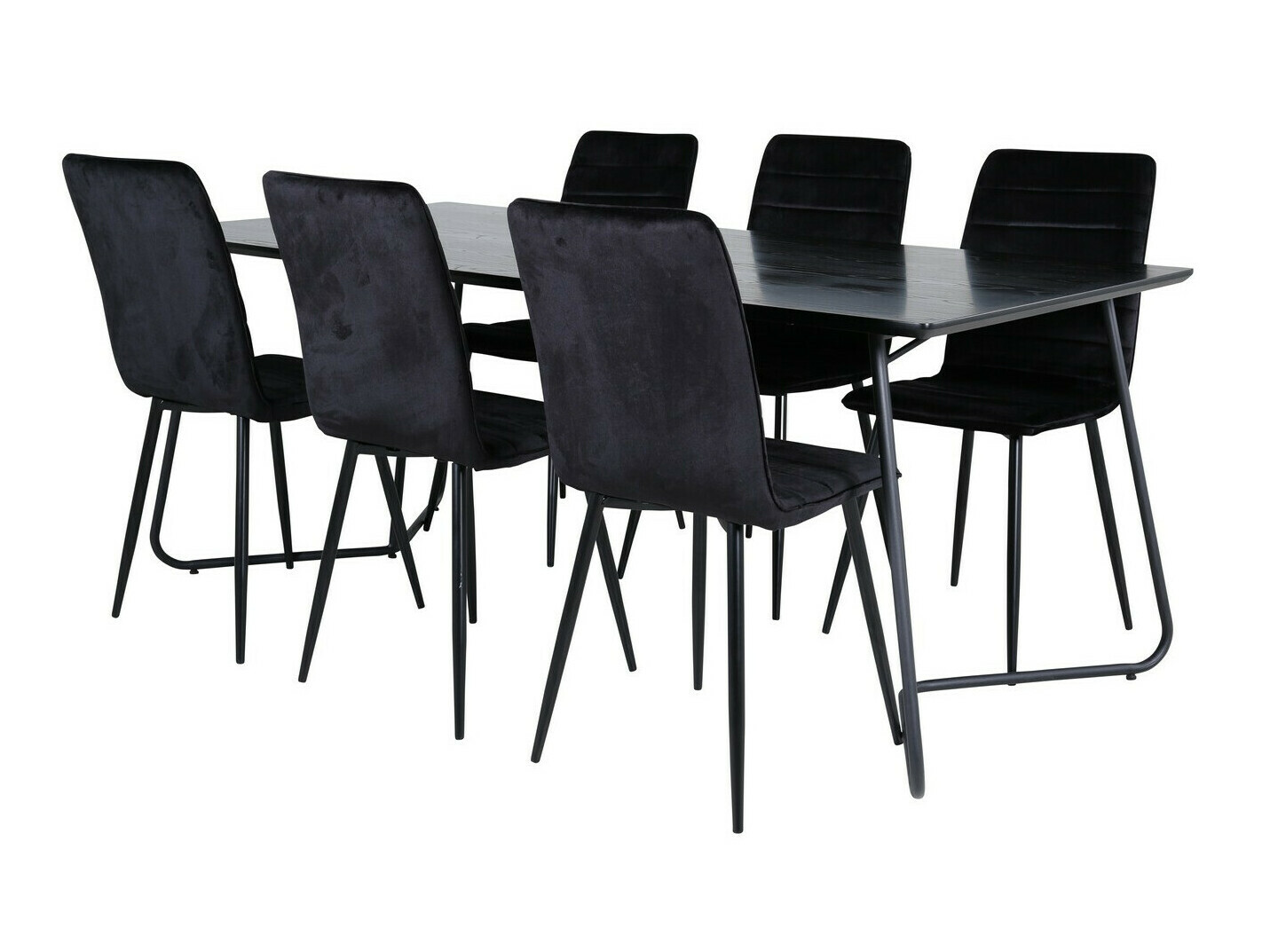 Salle à manger complète Dallas 2721 (Noir)