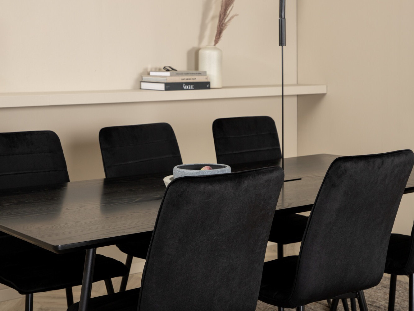 Salle à manger complète Dallas 2721 (Noir)