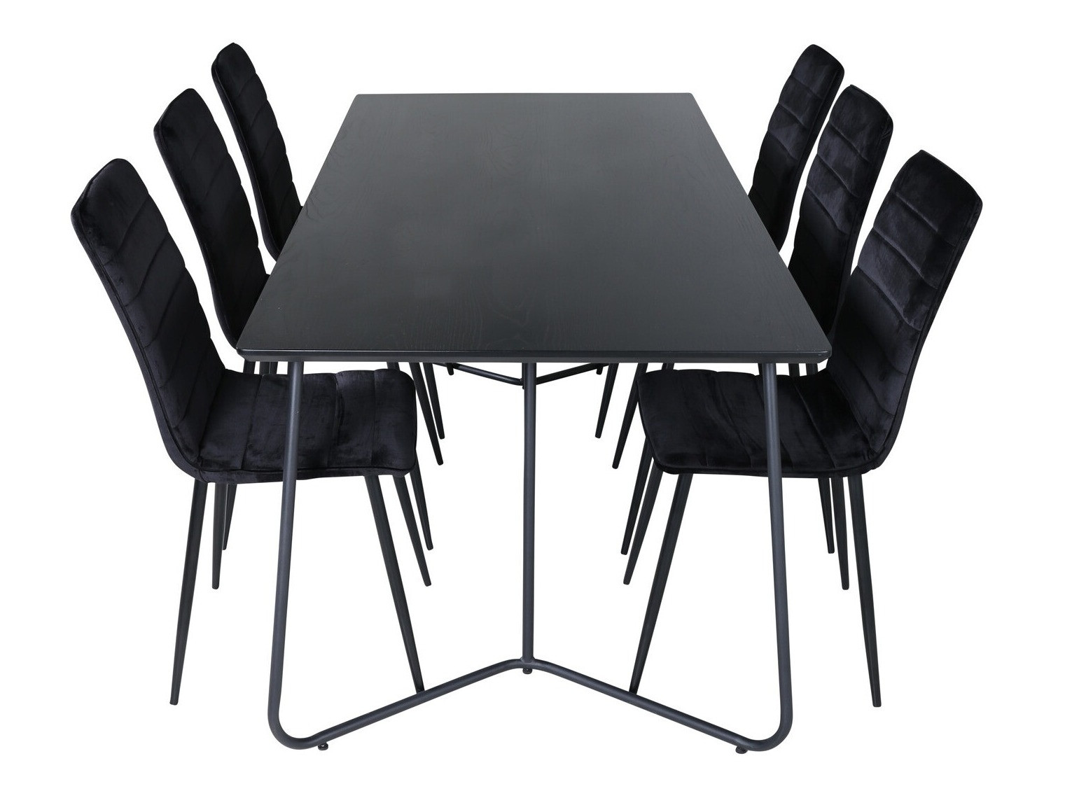 Salle à manger complète Dallas 2721 (Noir)