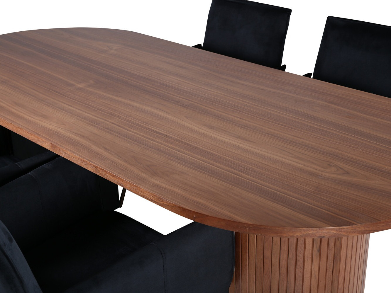 Salle à manger complète Dallas 2757 (Noir + Cuivre)