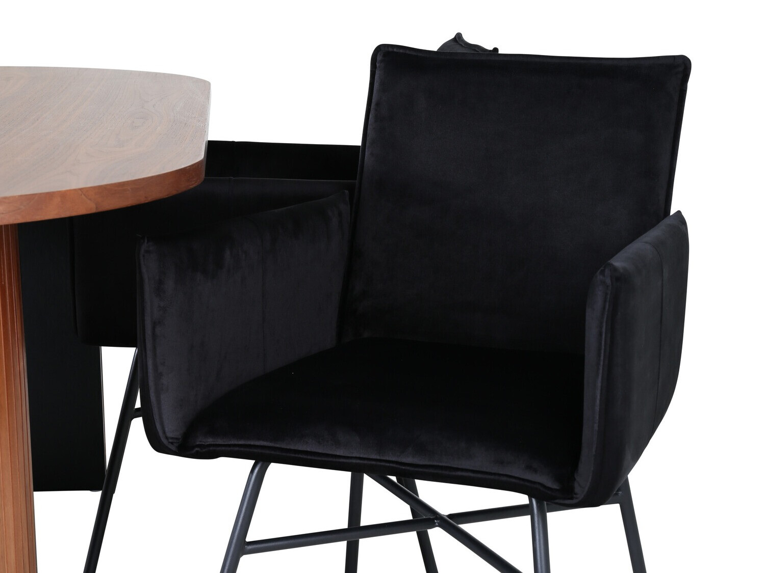 Salle à manger complète Dallas 2757 (Noir)