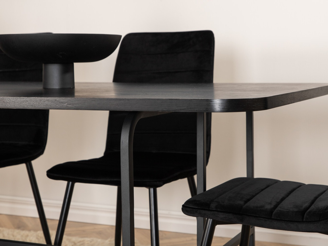 Salle à manger complète Dallas 2768 (Noir)