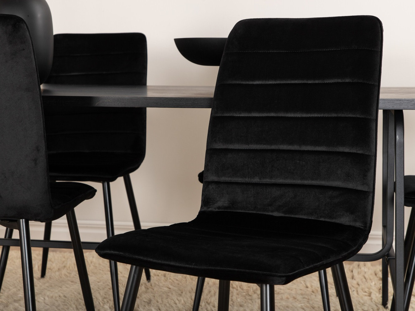 Salle à manger complète Dallas 2768 (Noir)