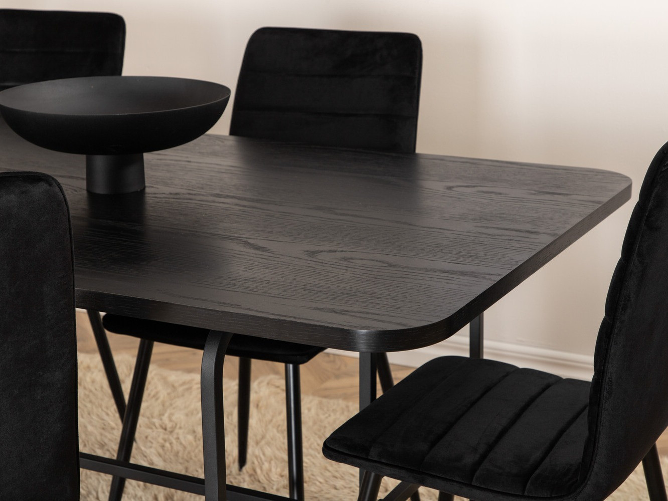 Salle à manger complète Dallas 2768 (Noir)