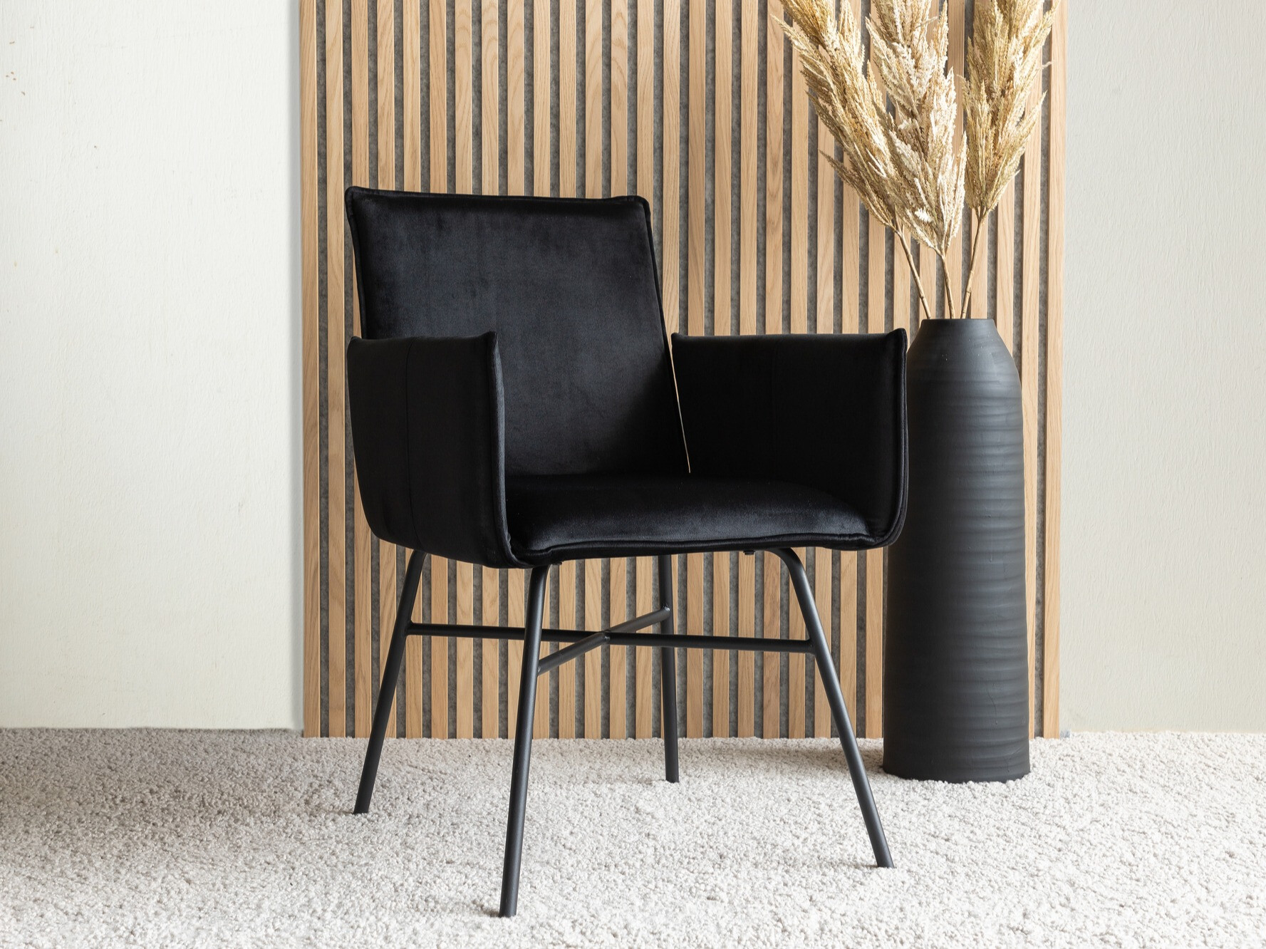 Chaise Dallas 4576 (Noir)