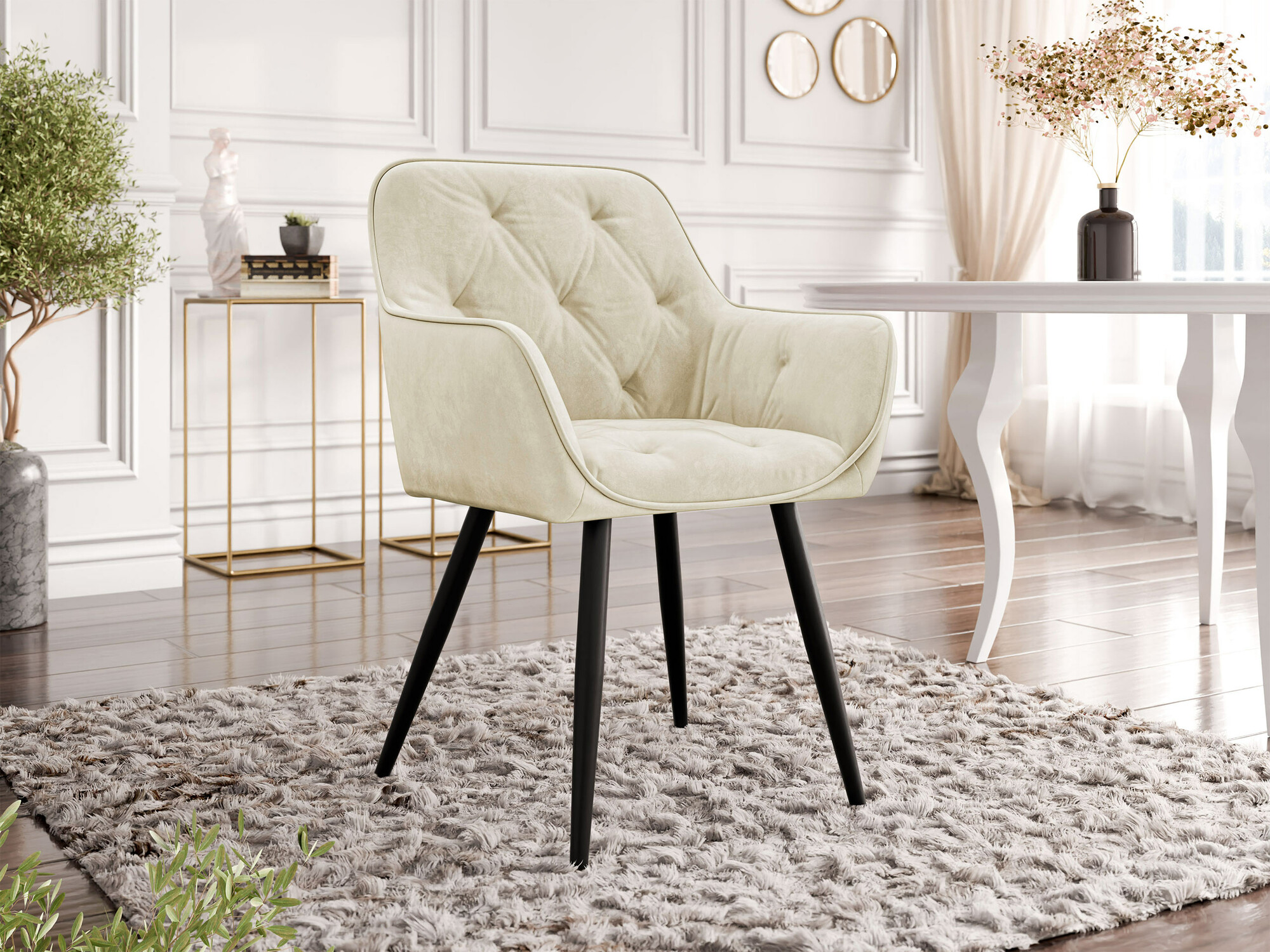 Chaise Jackson 115 (Noir + Magic Velvet 2250)