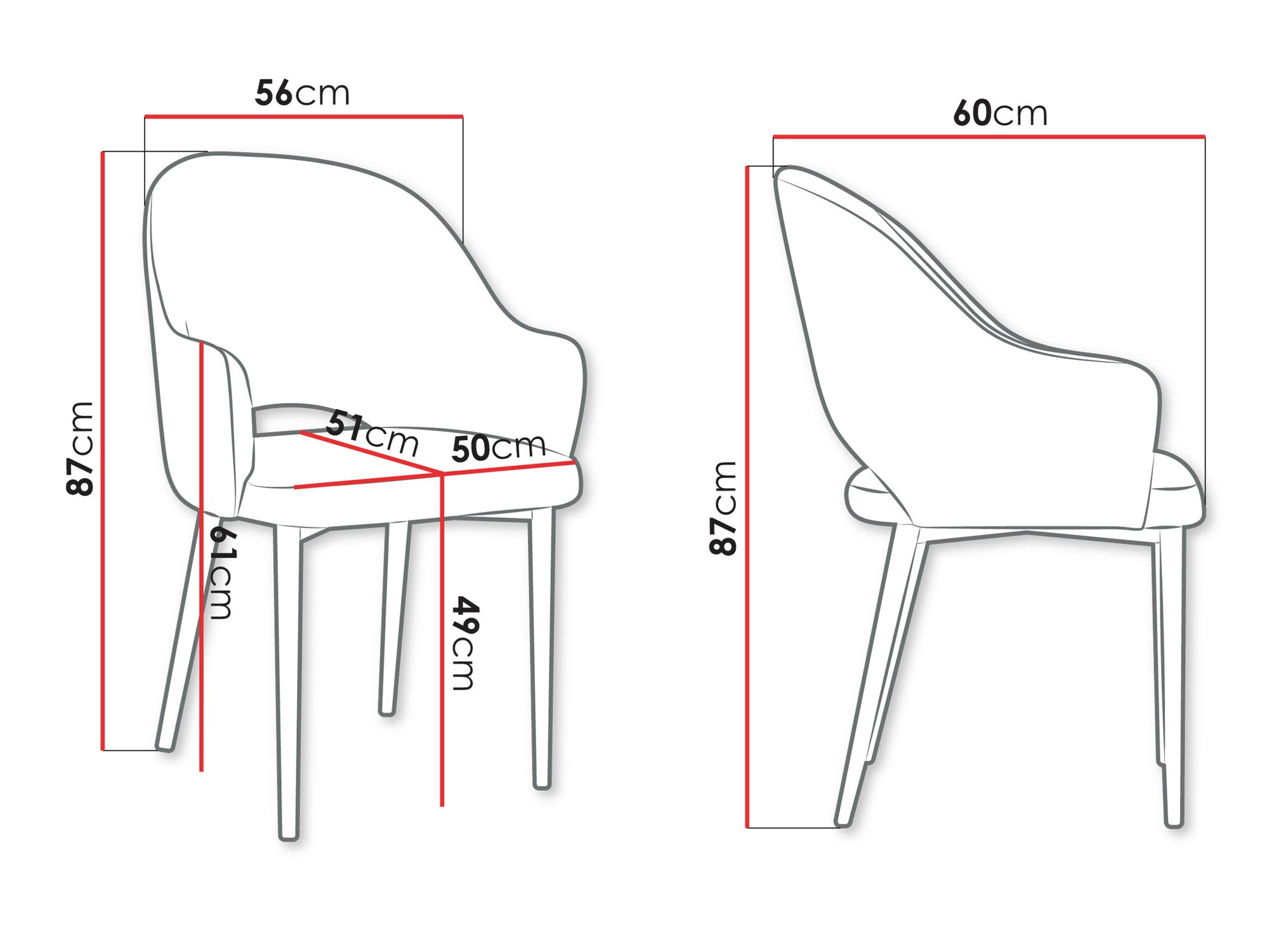 Chaise Jackson 116 (Magic Velvet 2240)