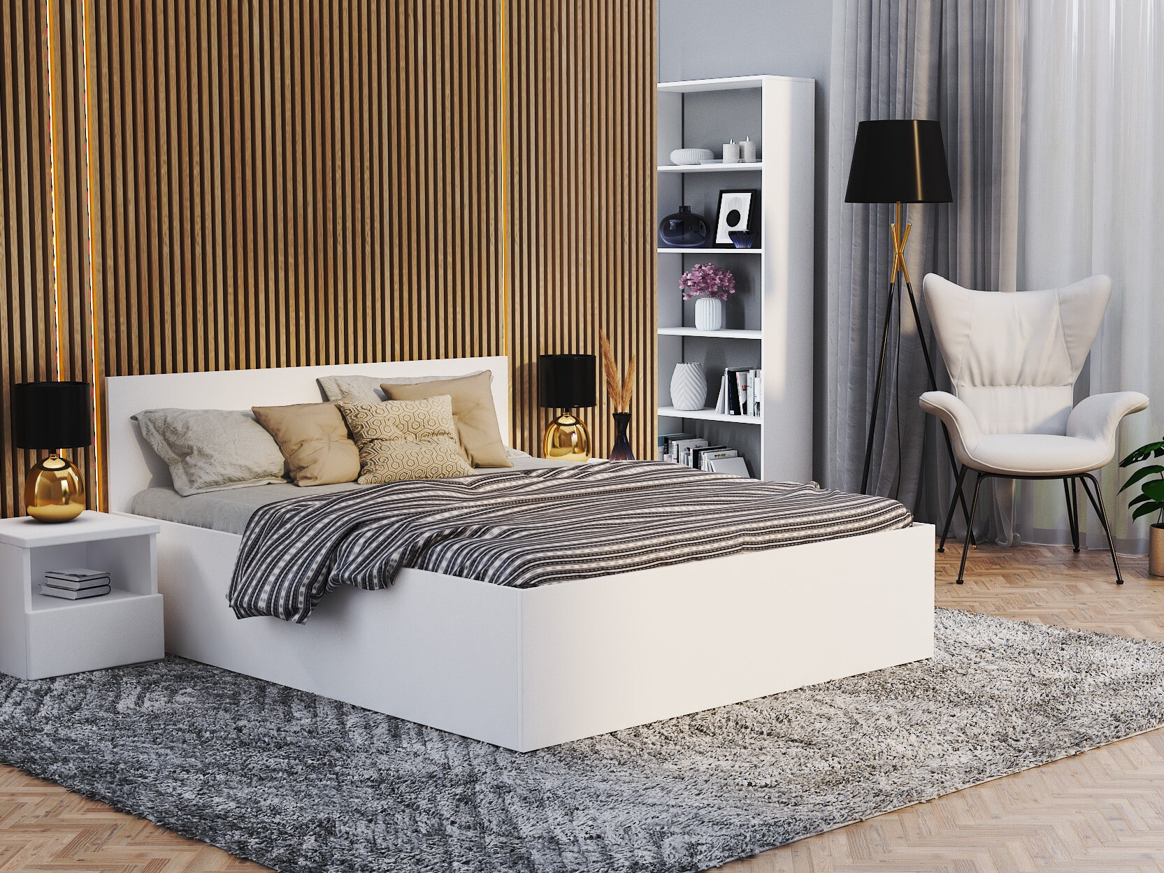 Lit Aurora 145 (Blanc)