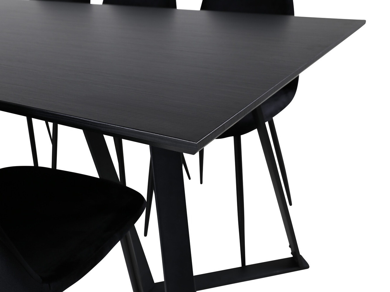 Salle à manger complète Dallas 2476 (Noir)