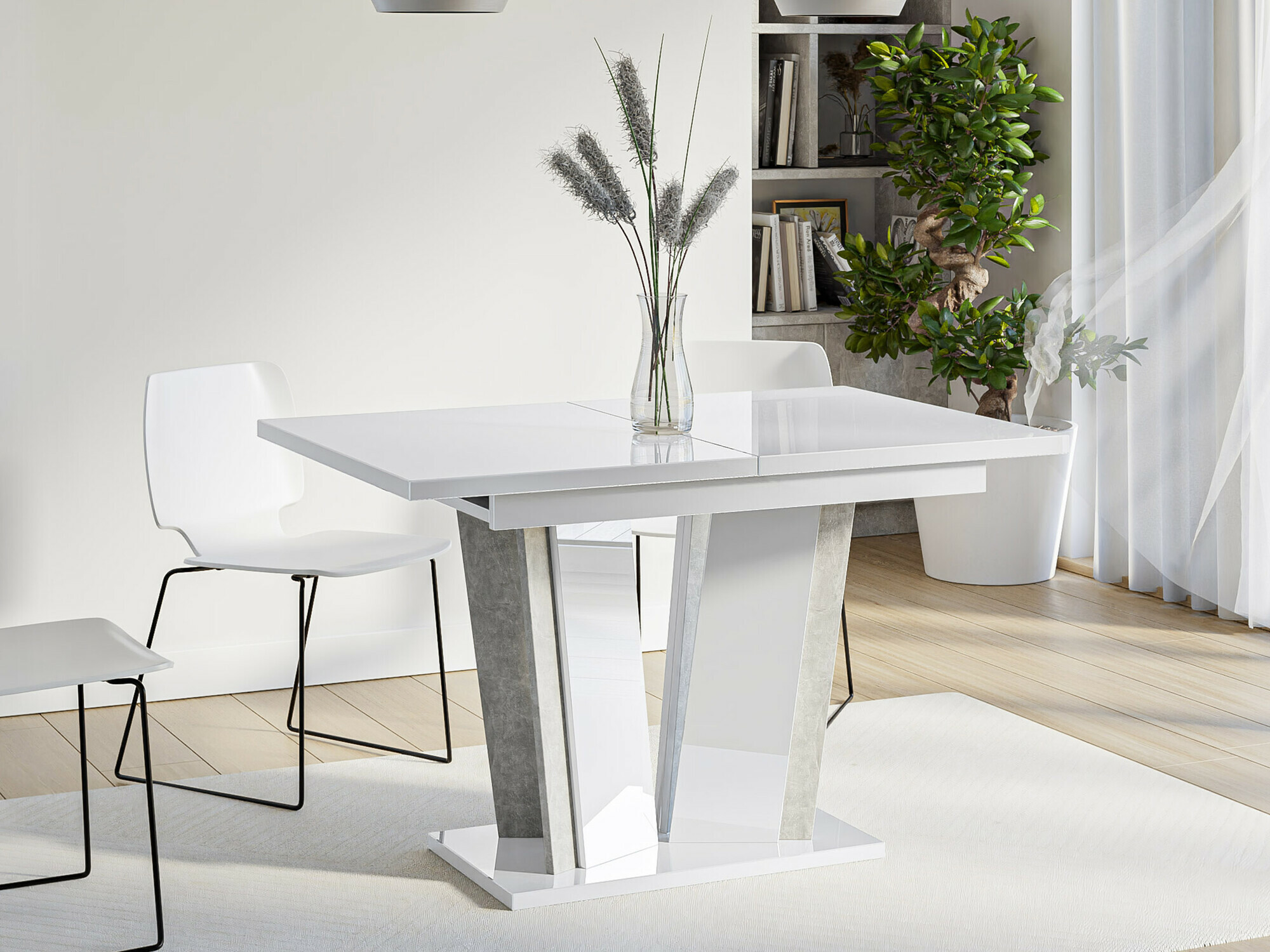 Table Goodyear 130 (Blanc brillant)