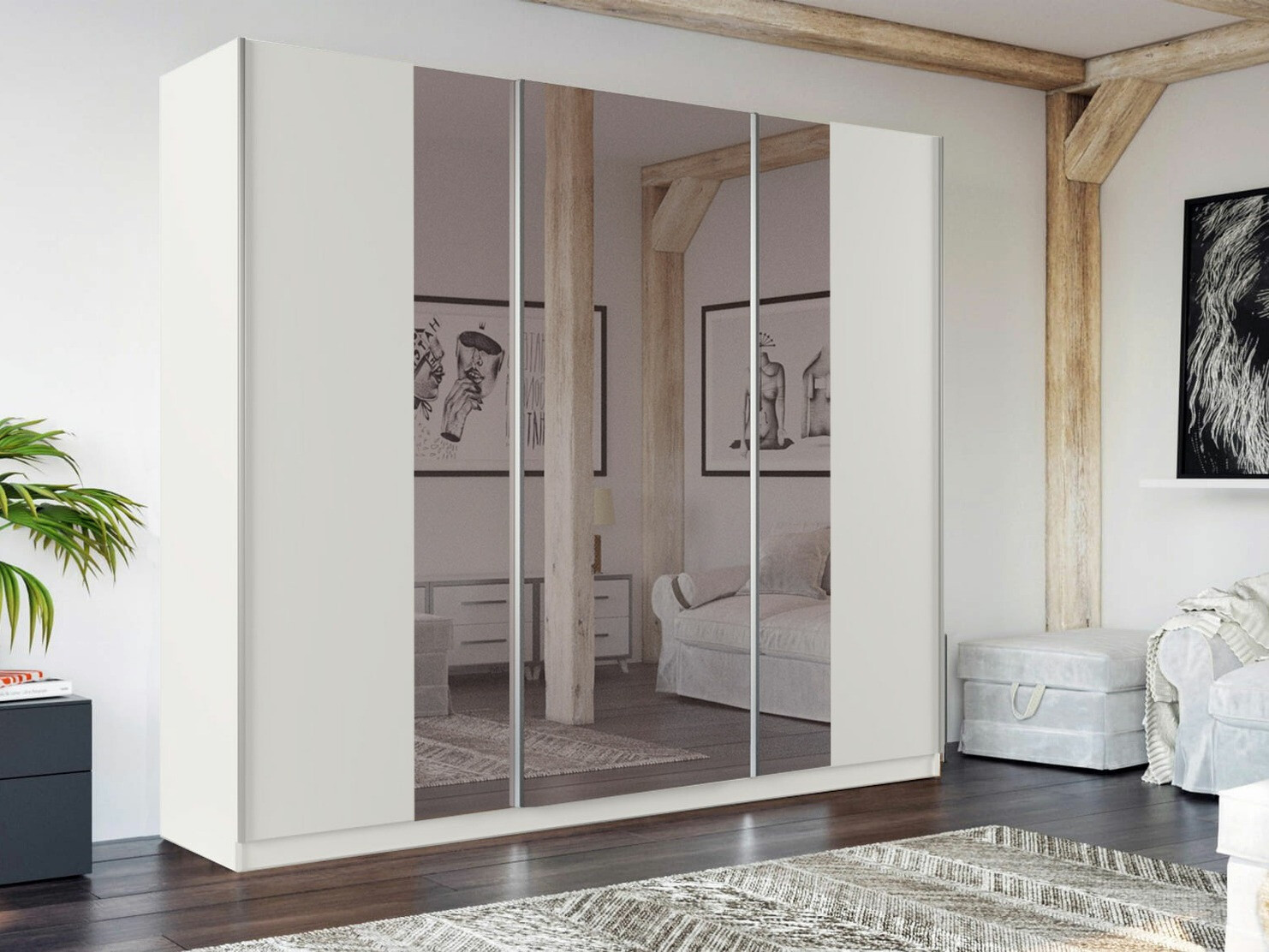 Armoire Honolulu 129 (Blanc)