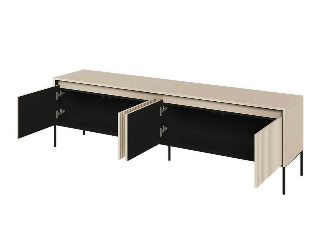 Ensemble de salon Fernolu 112 (Beige + Noir)