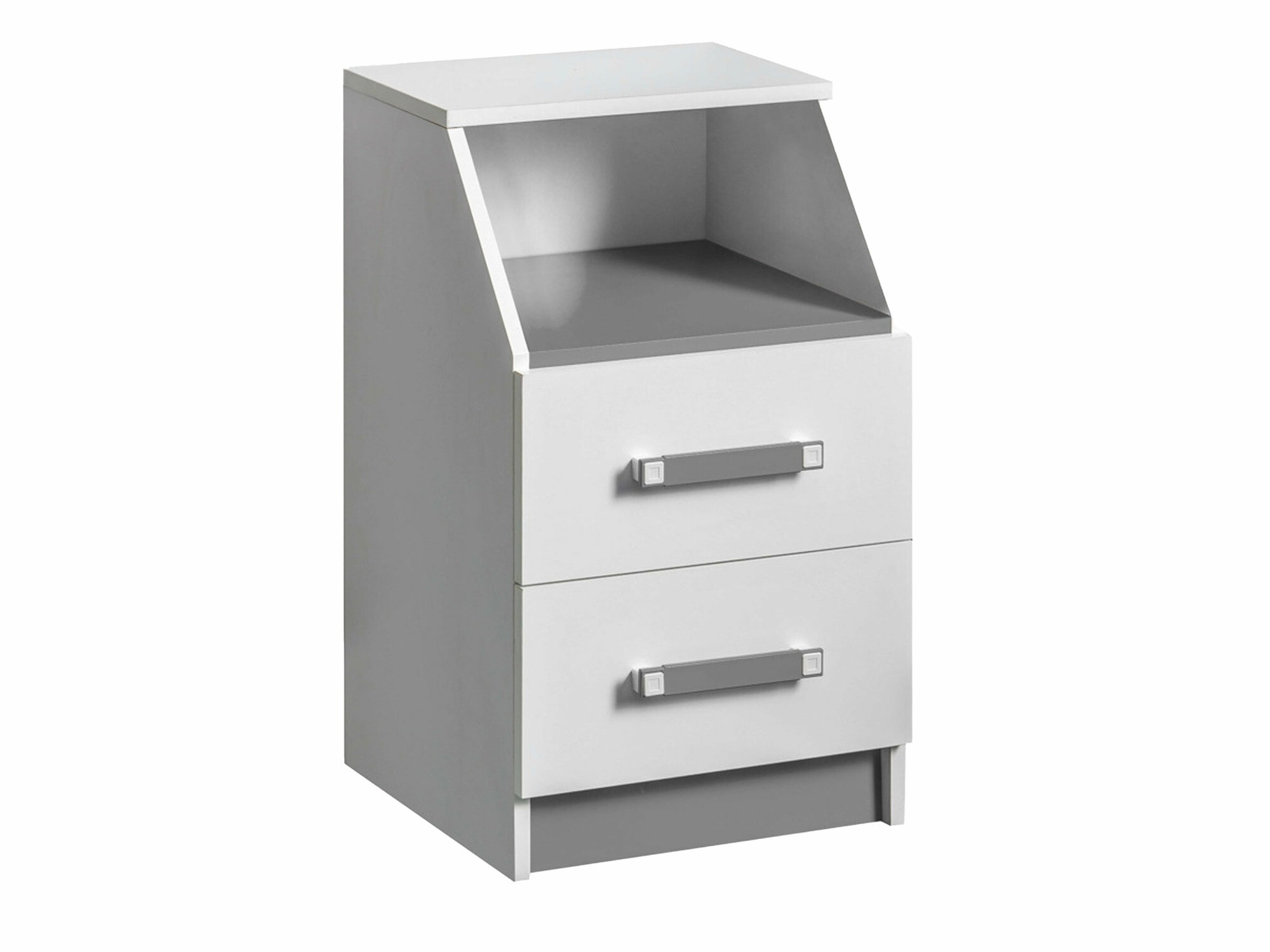 Tiroirs de bureau Lorlare 116 (Blanc + Gris)