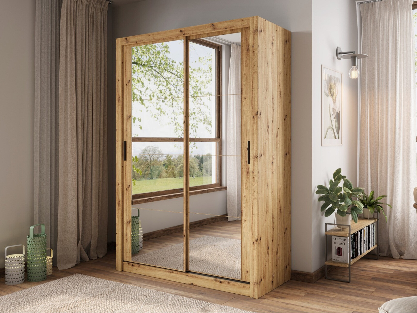 Armoire Fresno 152 (Chêne Artisan)