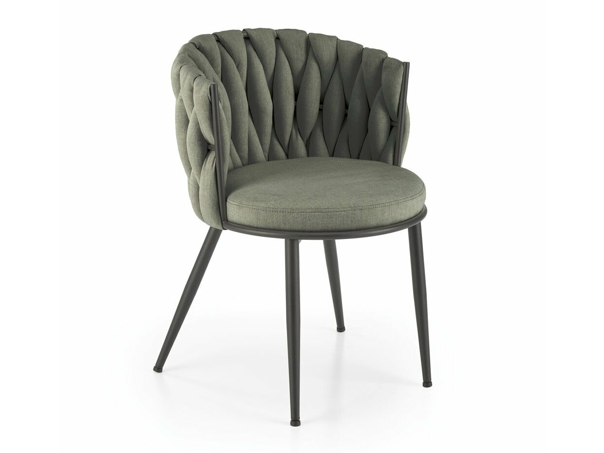 Chaise Houston 1508 (Olivier clair + Noir)