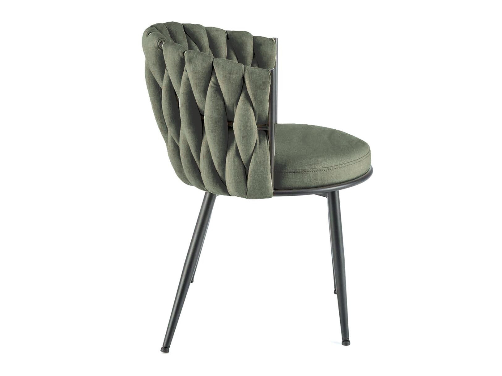 Chaise Houston 1508 (Olivier clair + Noir)