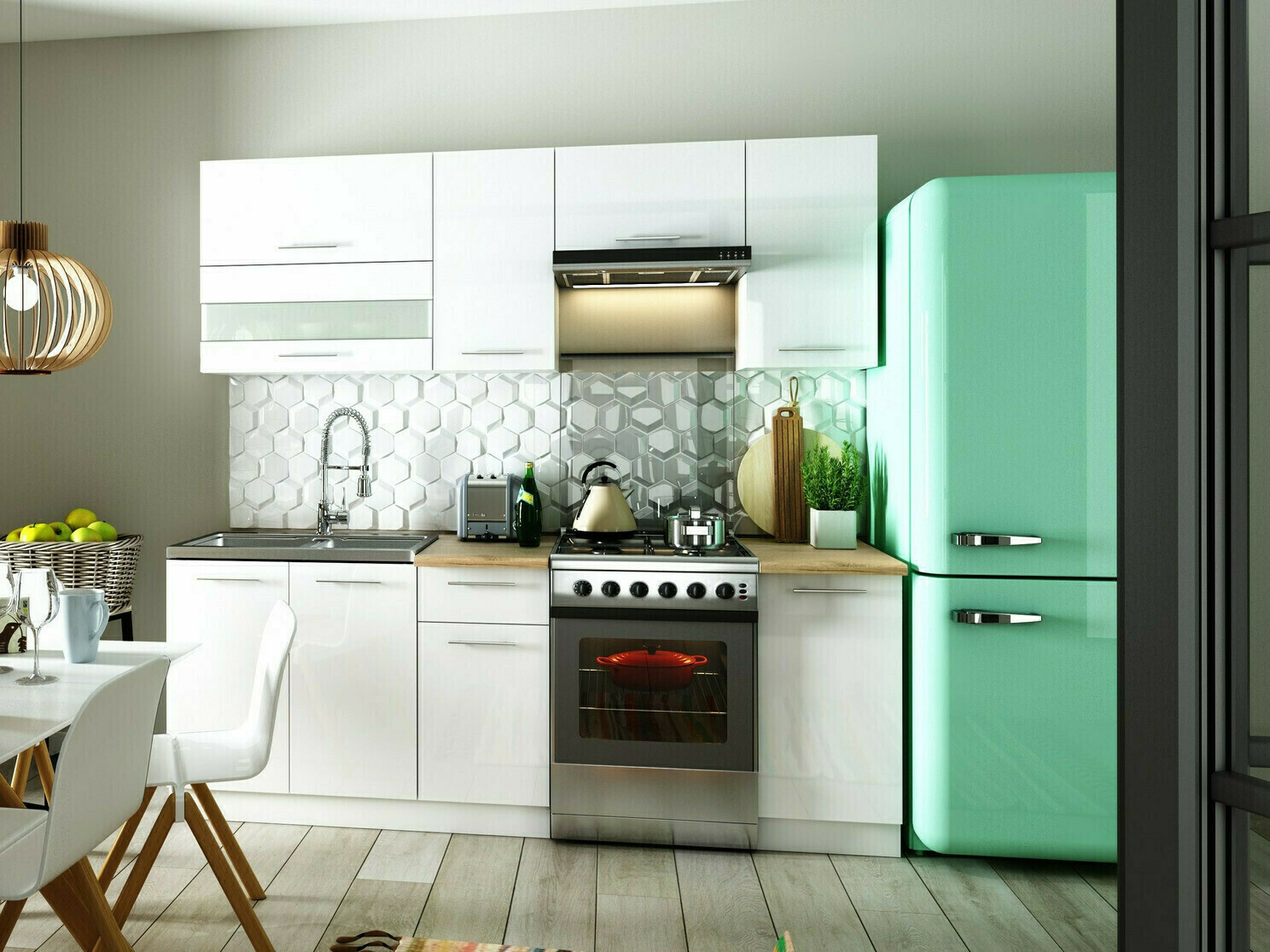 Armoire murale modulaire Tiffa White 100