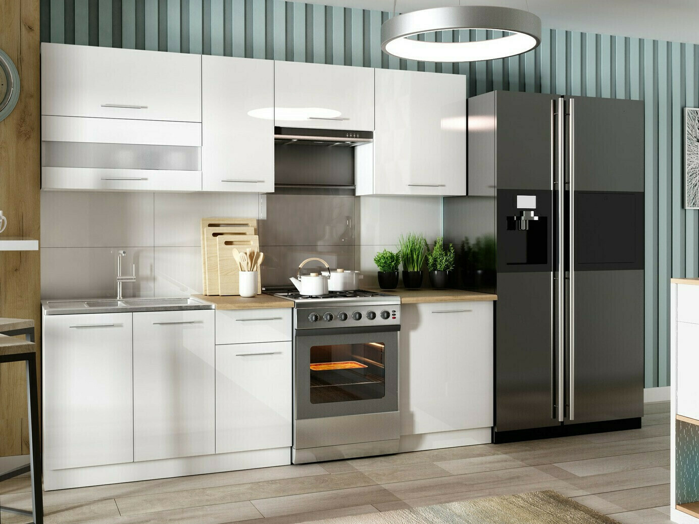 Armoire murale modulaire Tiffa White 127