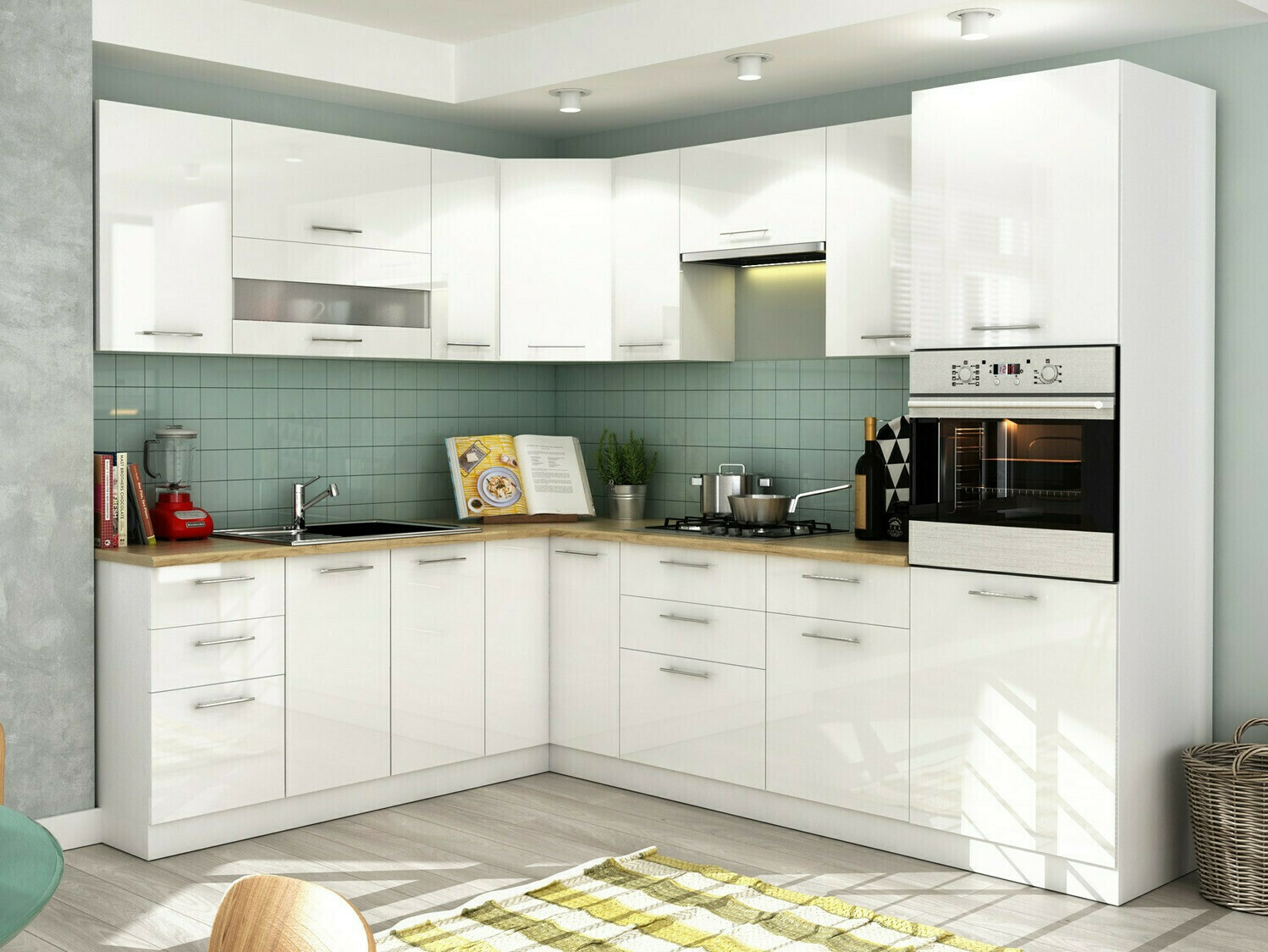Armoire murale modulaire Tiffa White 127