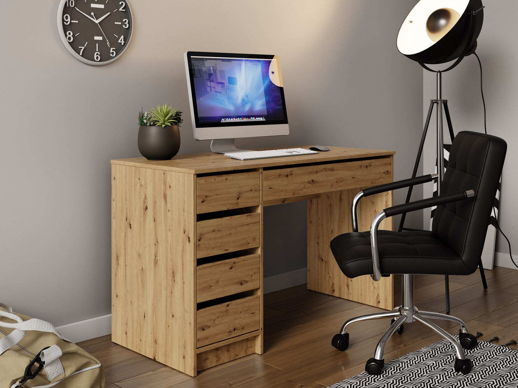 Bureau Comfivo 312 (Chêne Artisan)