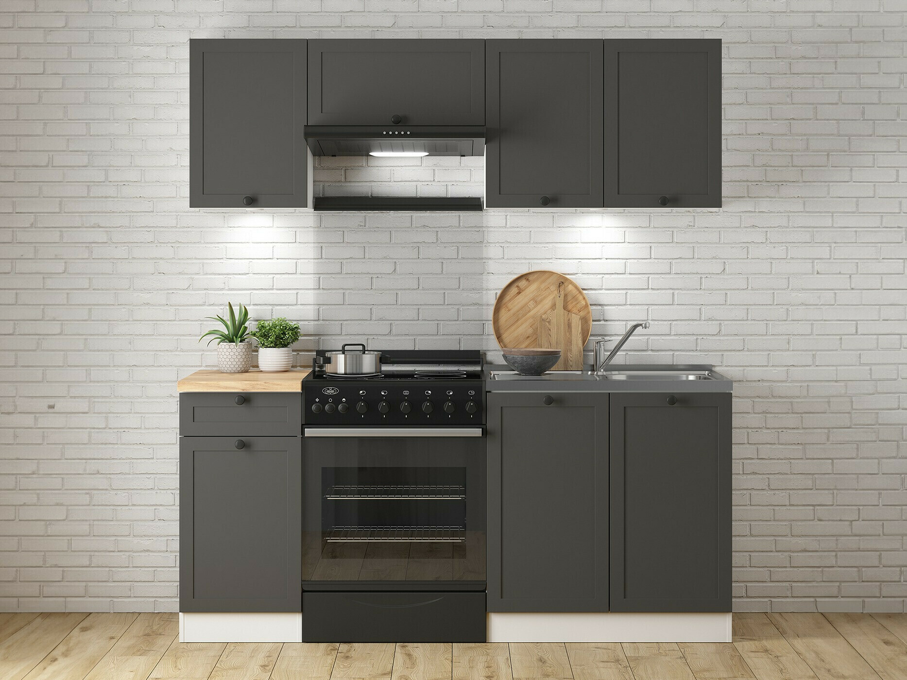 Armoire murale modulaire Classic Grey 110
