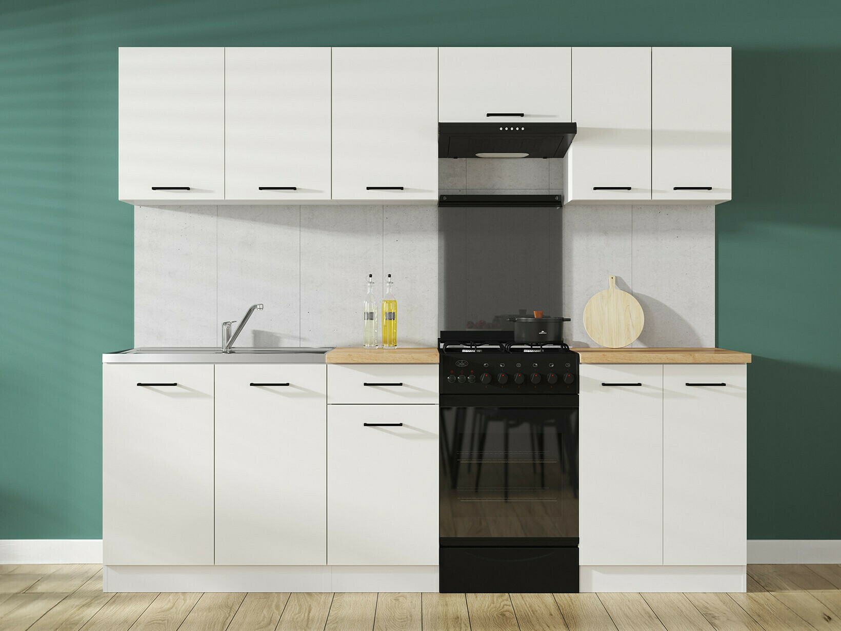Armoire murale modulaire Line White 104