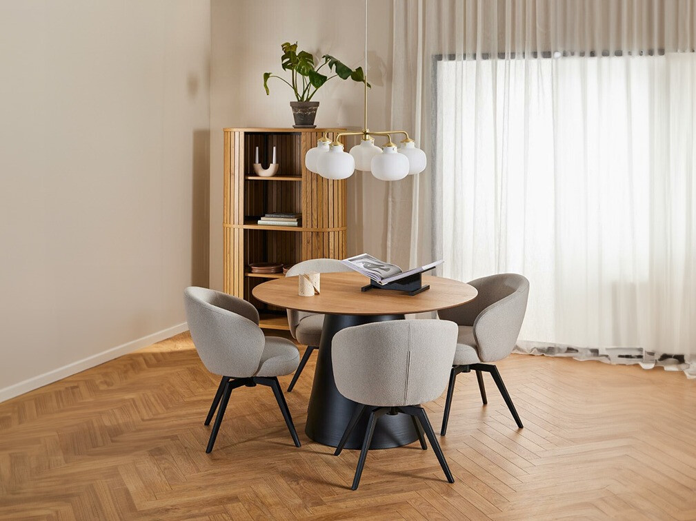 Table Norsica 909 (Noir + Chêne)