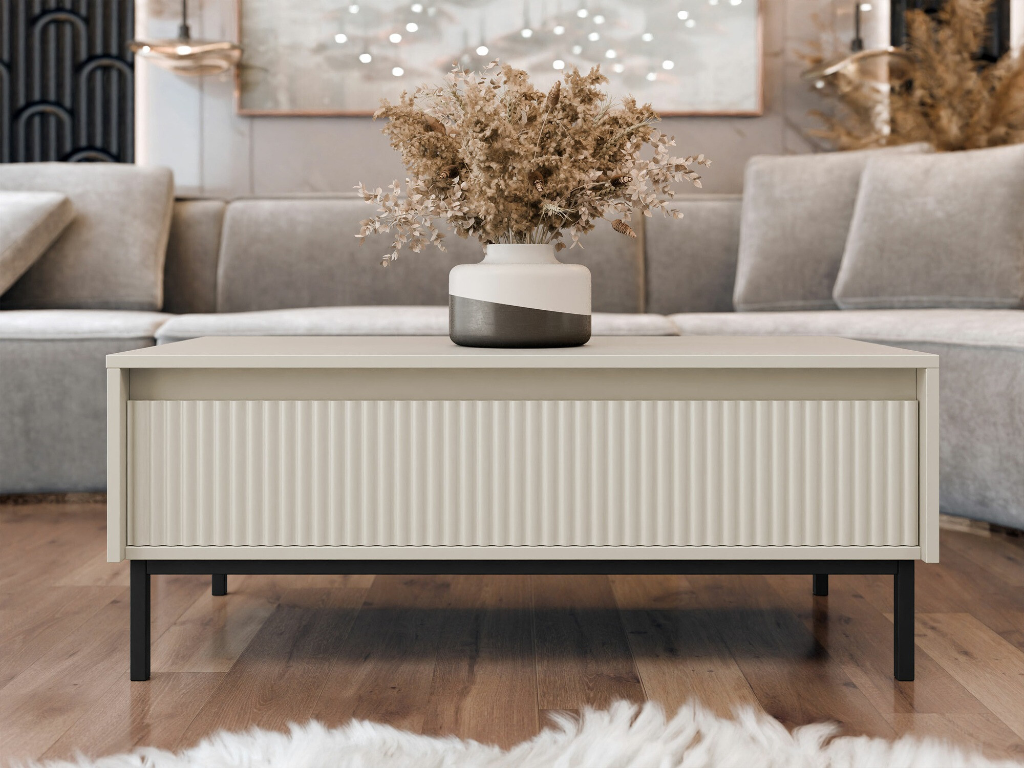 Table basse Comfivo Delruva (Cachemire)