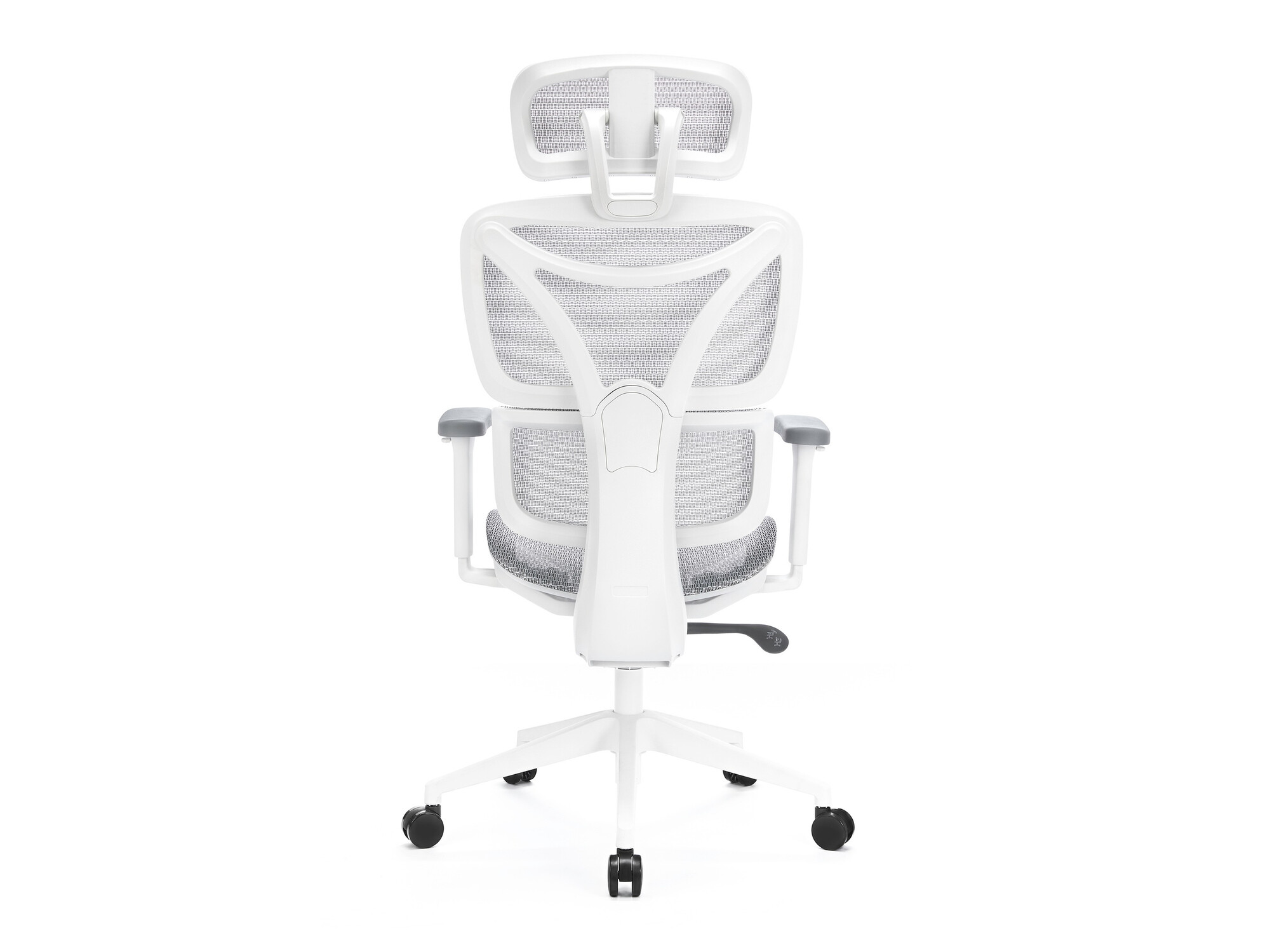 Chaise de bureau Lodi 104 (Blanc + Gris)