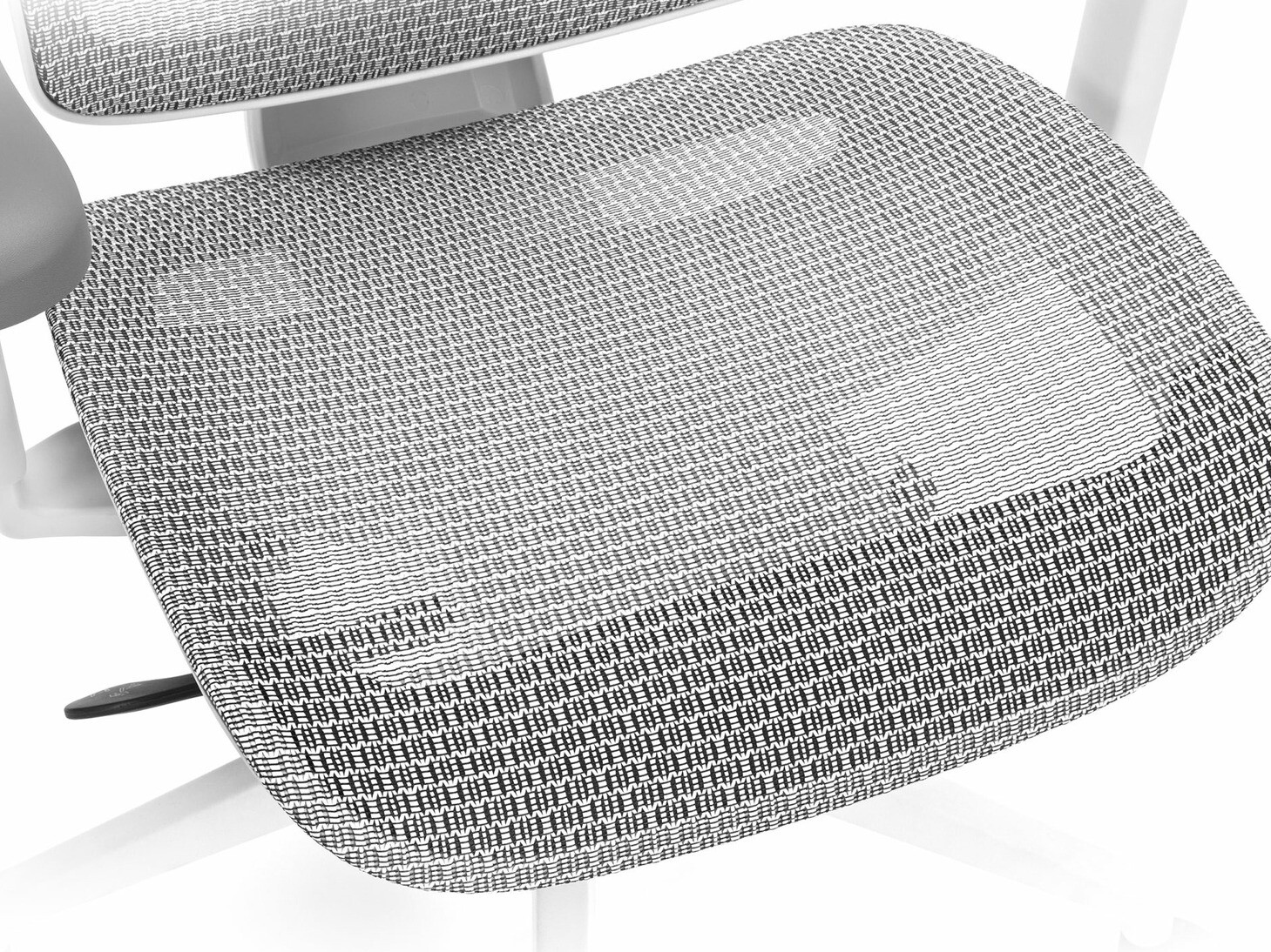 Chaise de bureau Lodi 104 (Blanc + Gris)