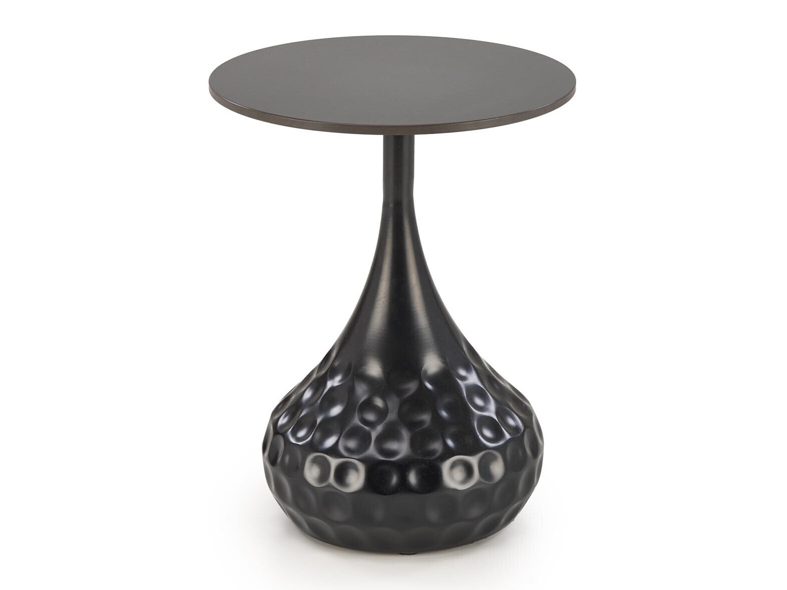 Table d'appoint Houston 1807 (Noir + Marbre noir)