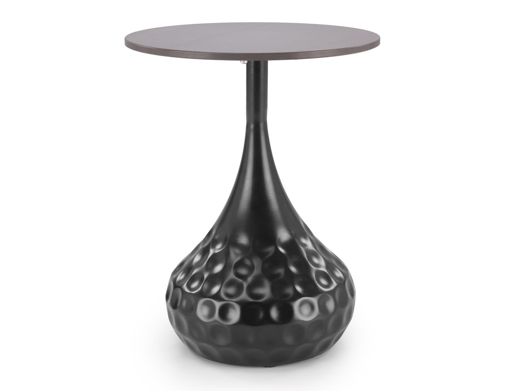Table d'appoint Houston 1807 (Noir + Marbre noir)