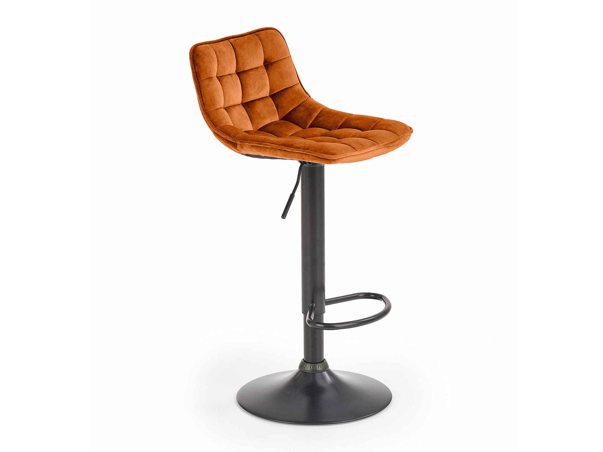 Chaise de bar mi-hauteur Houston 964 (Orange sombre)