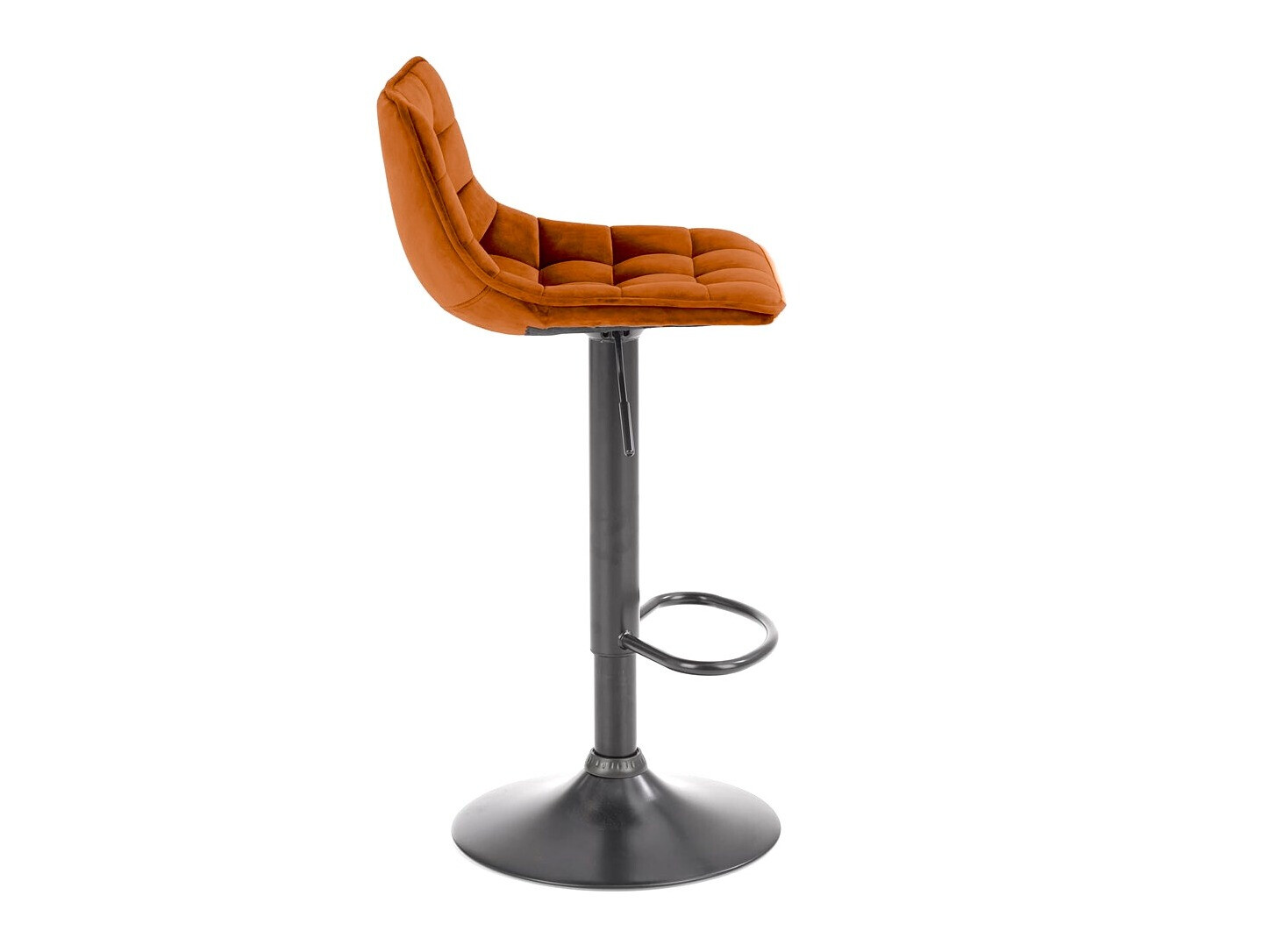 Chaise de bar mi-hauteur Houston 964 (Orange sombre)