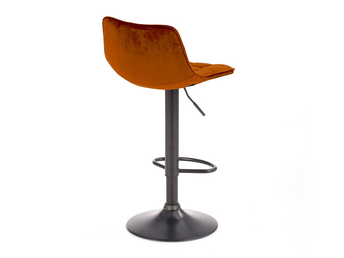 Chaise de bar mi-hauteur Houston 964 (Orange sombre)