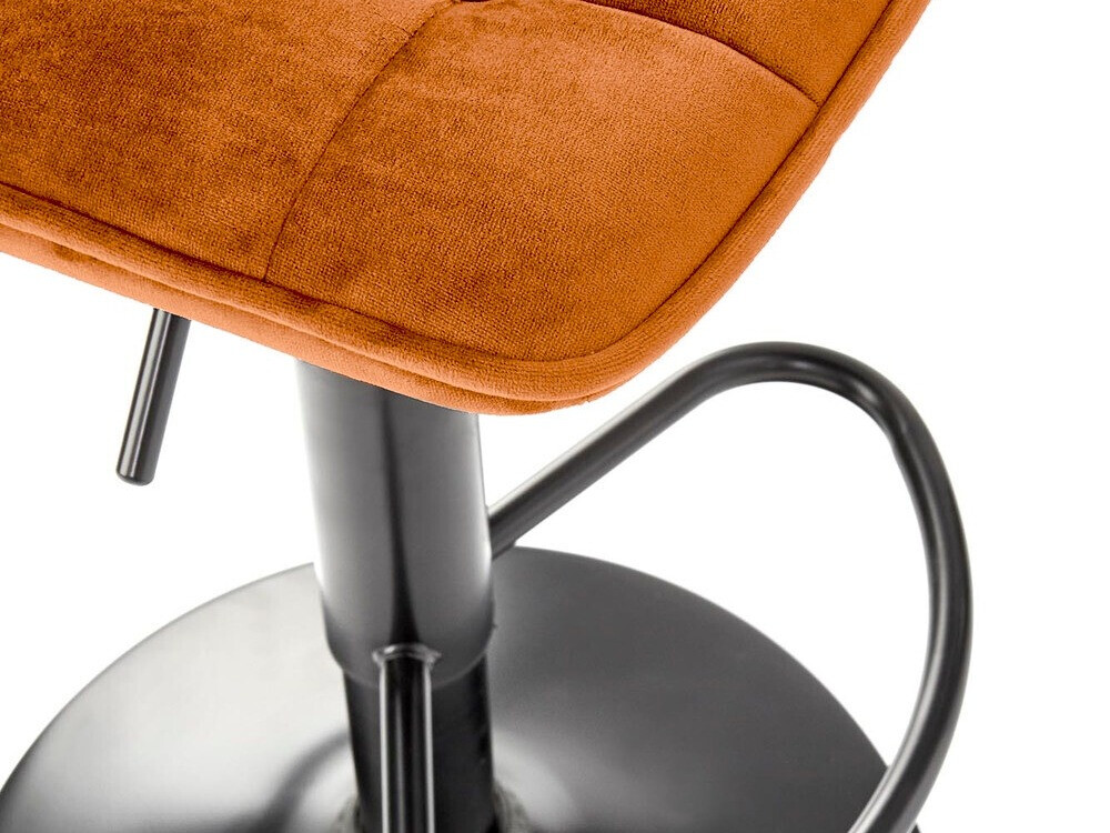 Chaise de bar mi-hauteur Houston 964 (Orange sombre)