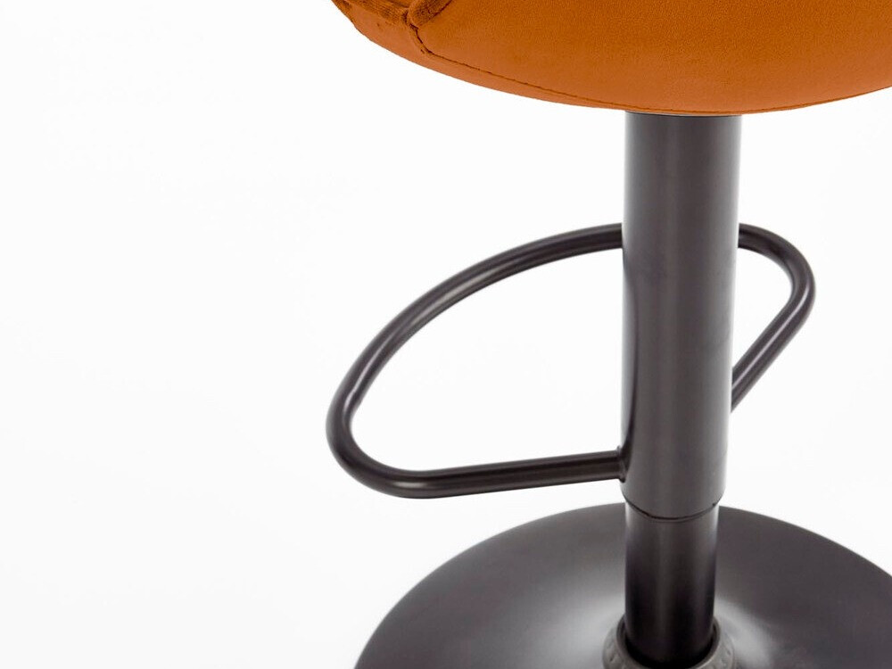 Chaise de bar mi-hauteur Houston 964 (Orange sombre)