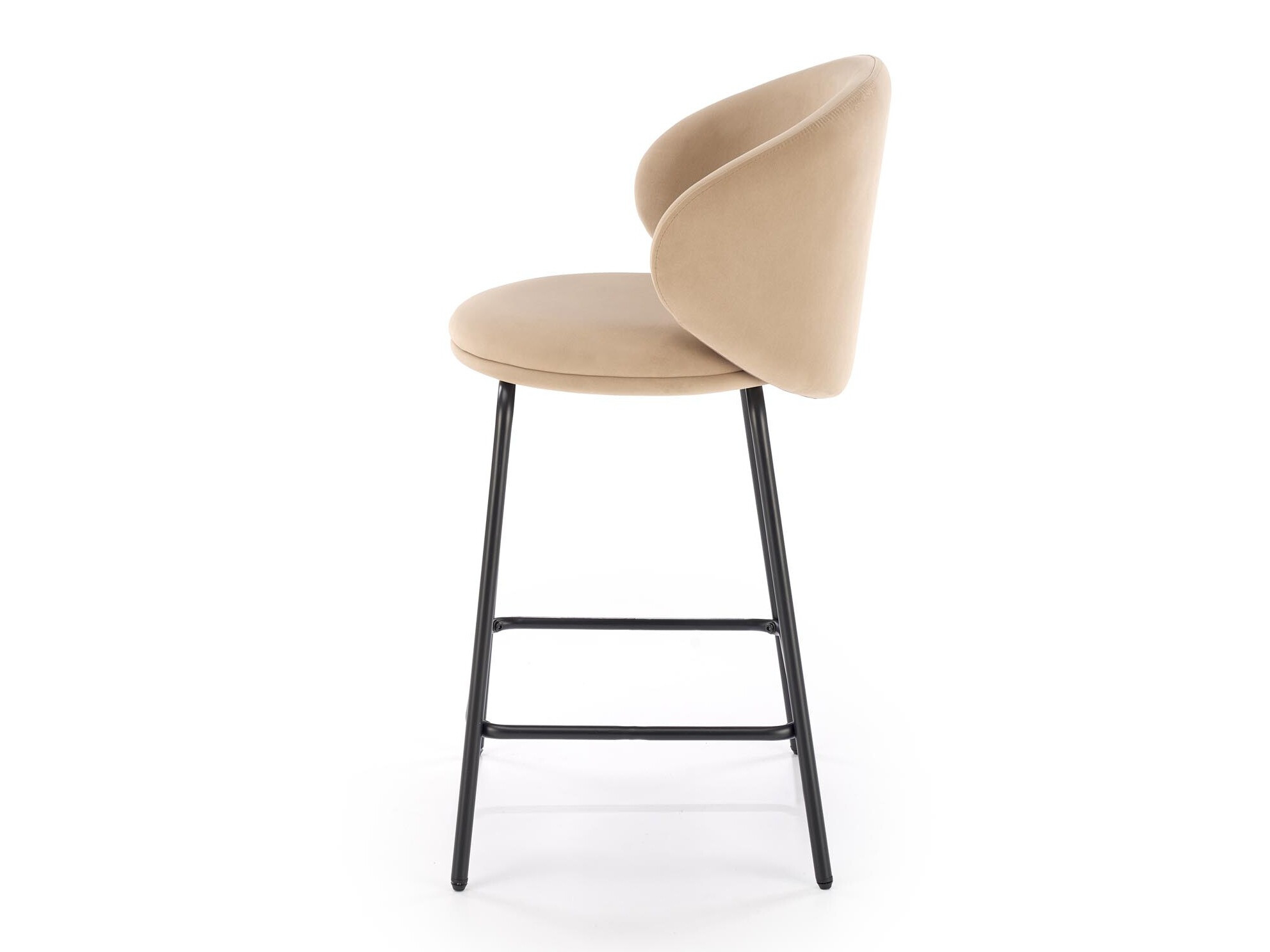 Chaise de bar mi-hauteur Houston 1824 (Beige)