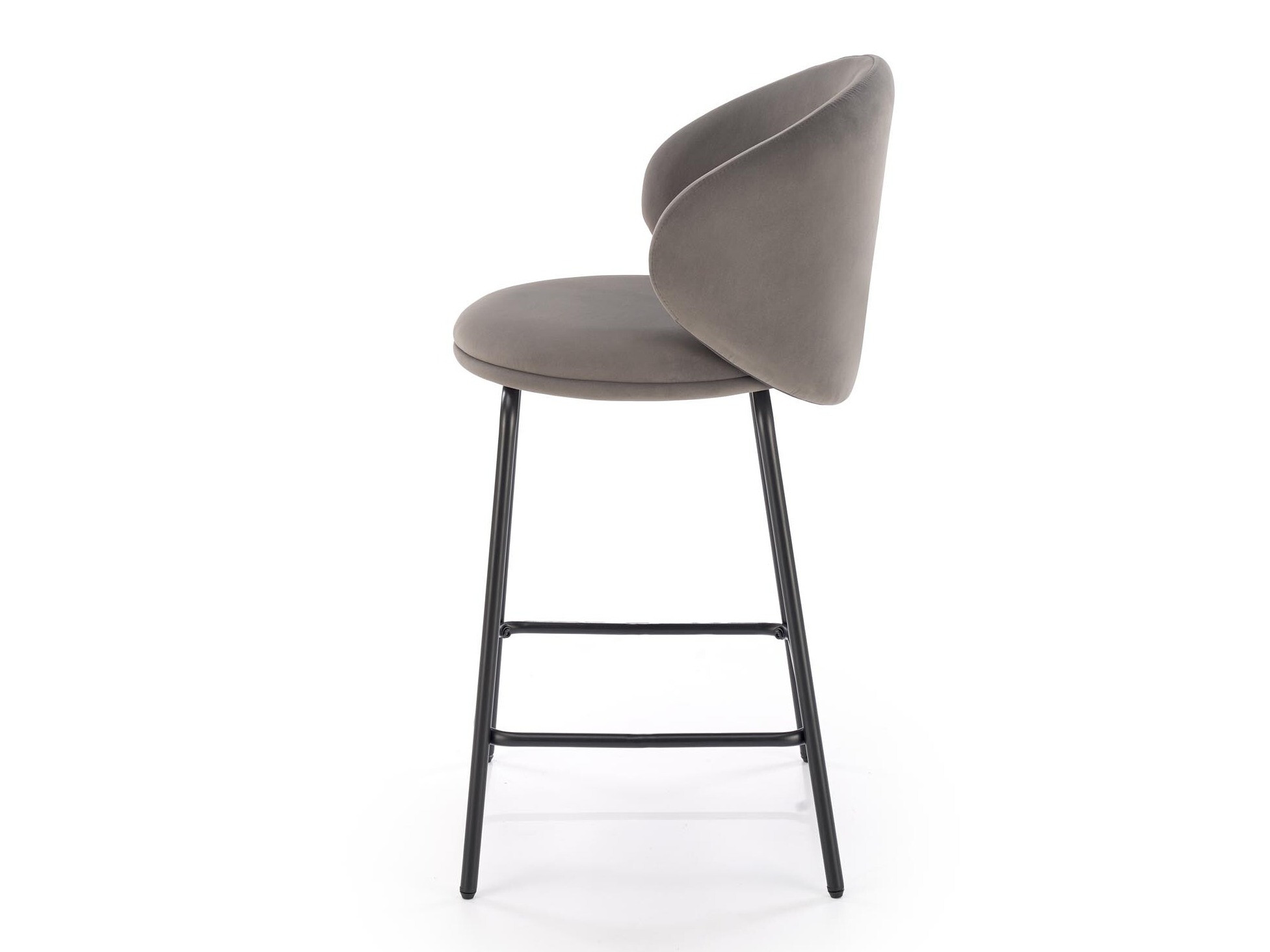 Chaise de bar mi-hauteur Houston 1824 (Gris)