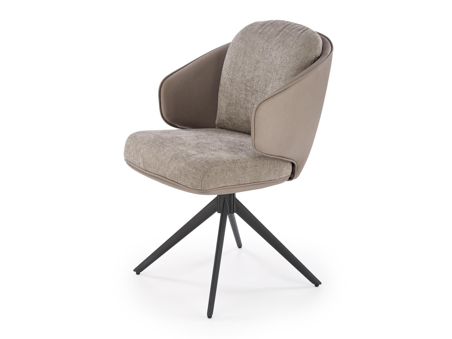 Chaise Houston 1823 (Gris + Gris clair)